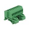Delock Terminalblock Set für Hutschienen 8 Pin mit Schraubverriegelung