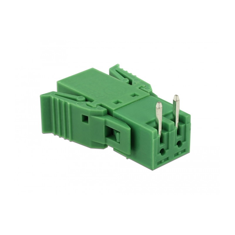 Delock Terminalblock Set für Platine 2 Pin 3,81 mm Rastermaß horizontal