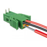 Delock Terminalblock Set für Platine 2 Pin 3,81 mm Rastermaß horizontal