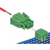 Delock Terminalblock Set für Platine 2 Pin 3,81 mm Rastermaß horizontal