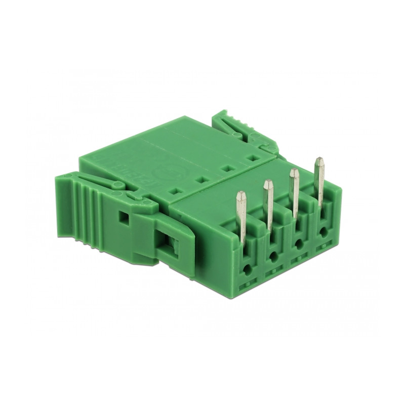 Delock Terminalblock Set für Platine 4 Pin 3,81 mm Rastermaß horizontal
