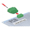 Delock Terminalblock Set für Platine 4 Pin 3,81 mm Rastermaß horizontal