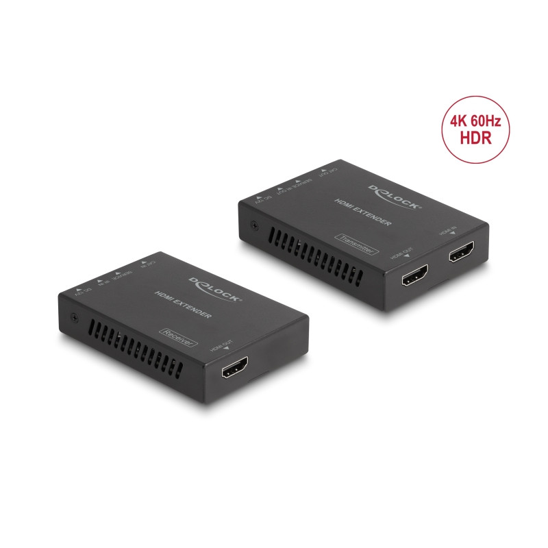 Delock HDMI Extender Set über Cat.6 Kabel 4K 60 Hz 50 m