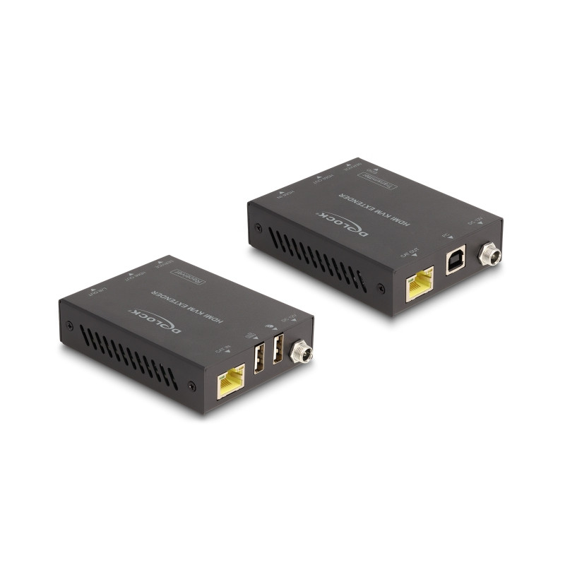 Delock HDMI KVM Extender Set über Cat.6 Kabel 4K 60 Hz 70 m