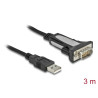 Delock Adapter USB 2.0 Typ-A zu 1 x Seriell RS-232 DB9 3 m