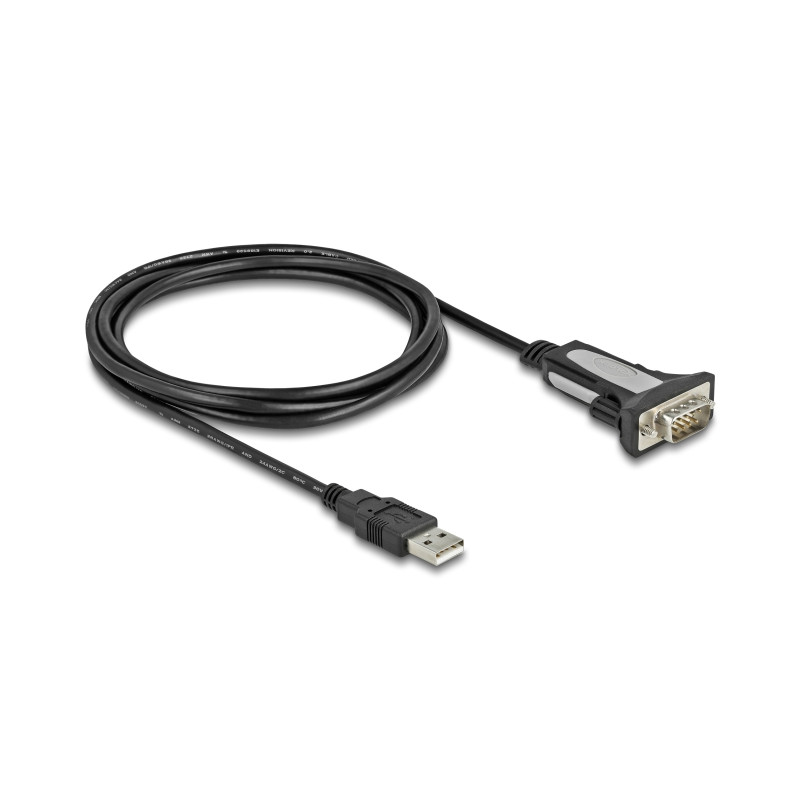 Delock Adapter USB 2.0 Typ-A zu 1 x Seriell RS-232 DB9 3 m