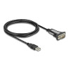 Delock Adapter USB 2.0 Typ-A zu 1 x Seriell RS-232 DB9 3 m
