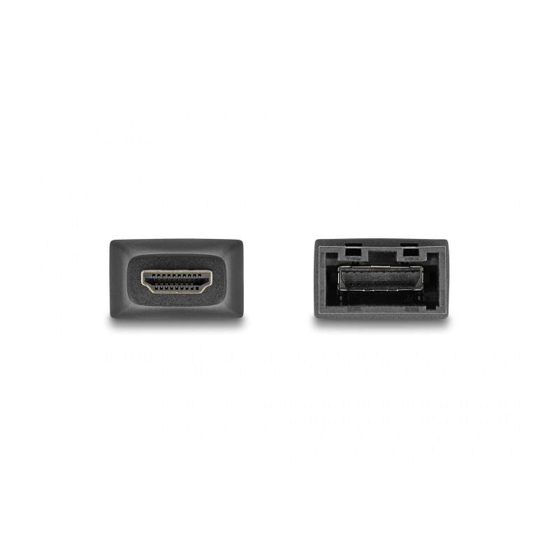 Delock HDMI Automotive Adapter HDMI-E Buchse zu HDMI-A Stecker 4K 60 Hz