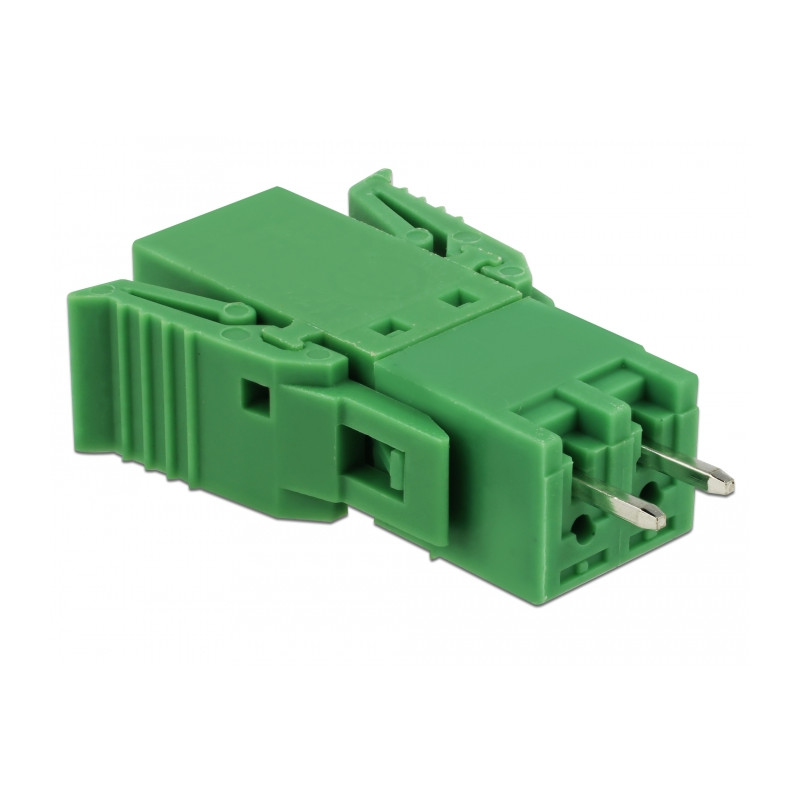 Delock Terminalblock Set für Platine 2 Pin 3,81 mm Rastermaß vertikal