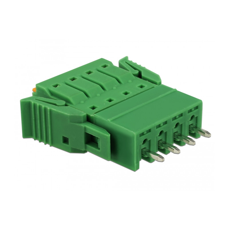 Delock Terminalblock Set für Platine 4 Pin 3,81 mm Rastermaß vertikal