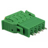 Delock Terminalblock Set für Platine 4 Pin 3,81 mm Rastermaß vertikal