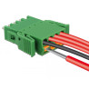 Delock Terminalblock Set für Platine 4 Pin 3,81 mm Rastermaß vertikal