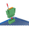 Delock Terminalblock Set für Platine 4 Pin 3,81 mm Rastermaß vertikal