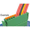 Delock Terminalblock Set für Platine 4 Pin 3,81 mm Rastermaß vertikal