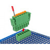 Delock Terminalblock Set für Platine 6 Pin 3,81 mm Rastermaß vertikal