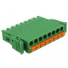 Delock Terminalblock Set für Platine 8 Pin 3,81 mm Rastermaß vertikal