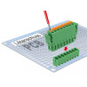 Delock Terminalblock Set für Platine 8 Pin 3,81 mm Rastermaß vertikal