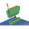 Delock Terminalblock Set für Platine 8 Pin 3,81 mm Rastermaß vertikal