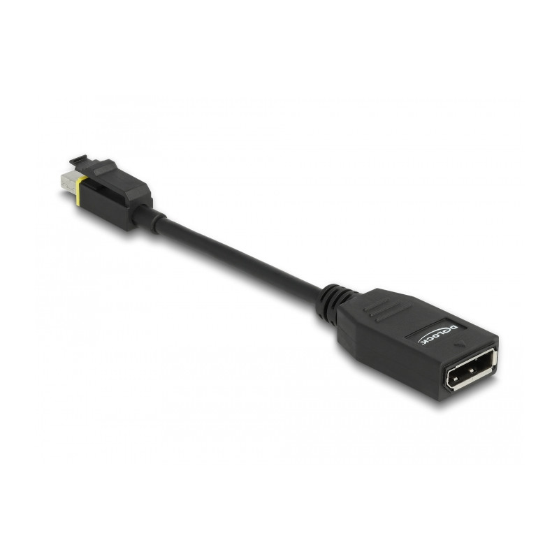 Delock Mini DisplayPort 1.4 zu DisplayPort Adapter mit Einrastfunktion 8K 60 Hz