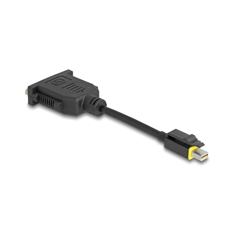 Delock Mini DisplayPort 1.1 zu DVI Adapter mit Einrastfunktion Passiv