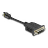 Delock Mini DisplayPort 1.1 zu DVI Adapter mit Einrastfunktion Passiv