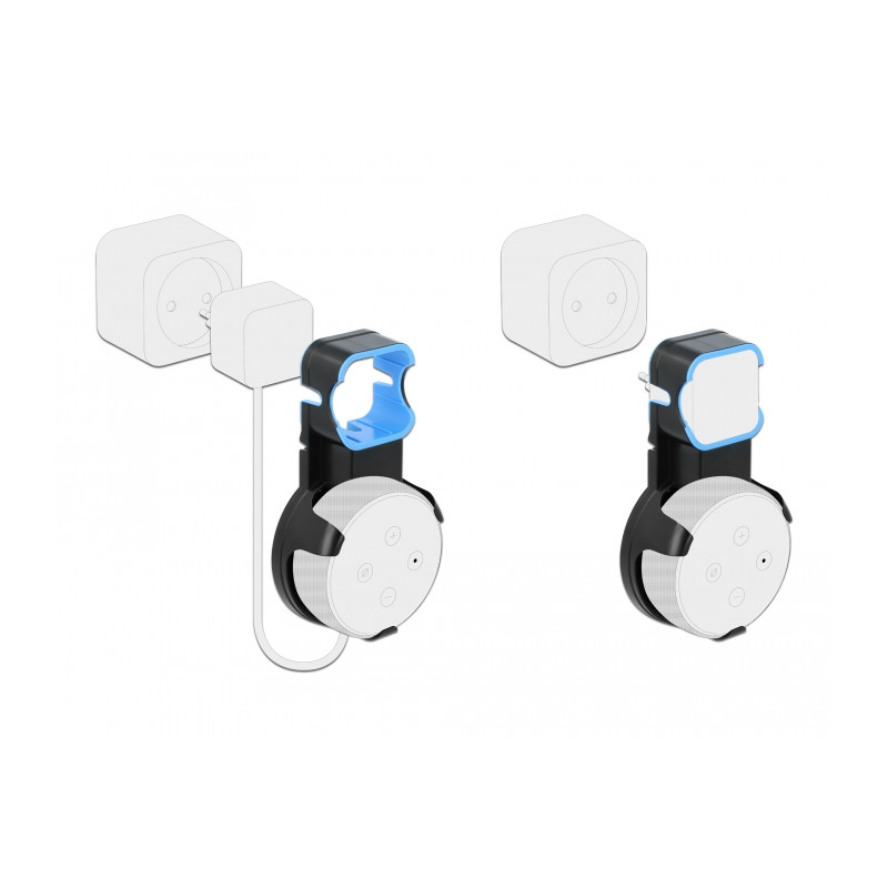 Delock Wandhalterung für Echo Dot 3. Generation