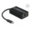 Delock USB Type-C™ Netzwerk Adapter 2,5 Gigabit LAN 1 x RJ45
