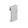Delock Aluminium Montageclip für Hutschiene (3 Befestigungslöcher)