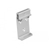 Delock Aluminium Montageclip für Hutschiene (3 Befestigungslöcher)