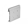 Delock Aluminium Montageclip für Hutschiene (4 Befestigungslöcher)