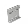 Delock Aluminium Montageclip für Hutschiene (4 Befestigungslöcher)