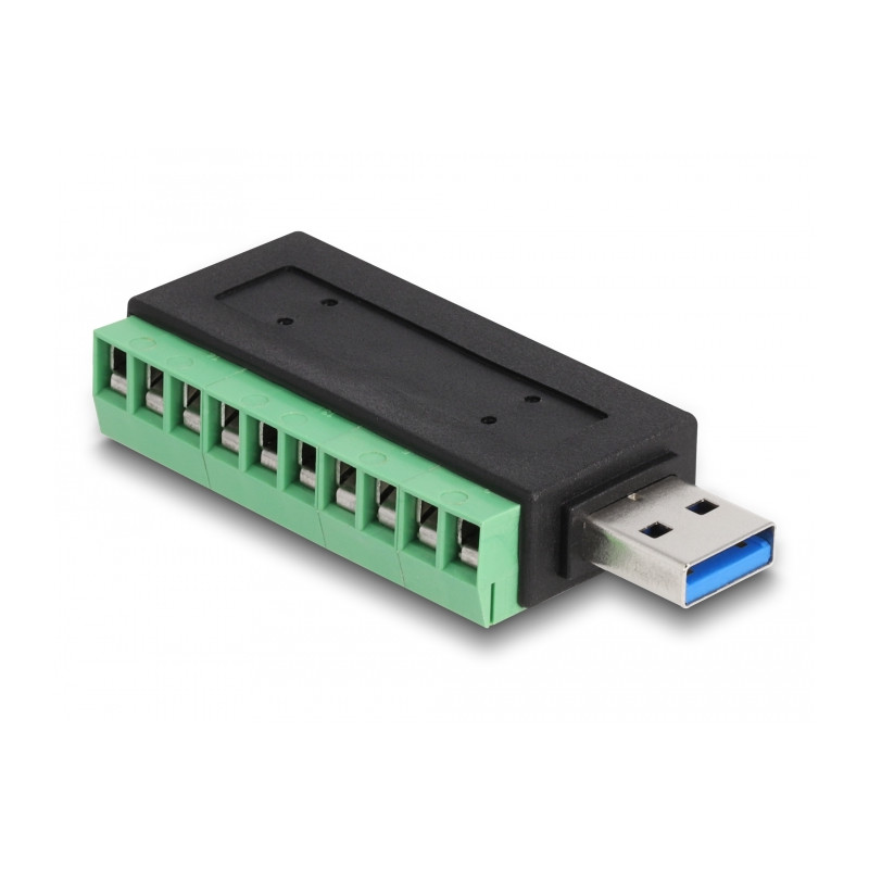 Delock USB 3.2 Gen 1 Typ-A Stecker zu Terminalblock Adapter
