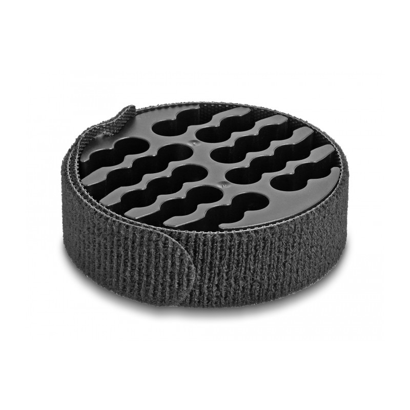 Delock Kabel-Organizer mit Klettkabelbinder schwarz