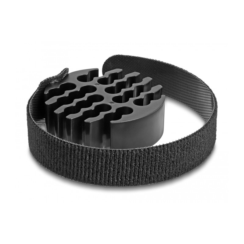Delock Kabel-Organizer mit Klettkabelbinder schwarz
