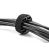 Delock Kabel-Organizer mit Klettkabelbinder schwarz