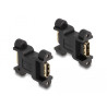 Delock HDMI Adapter Buchse zu Buchse mit Schraubanschluss