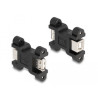 Delock USB 2.0 Adapter Typ-A Buchse zu Typ-B Buchse mit Schraubanschluss