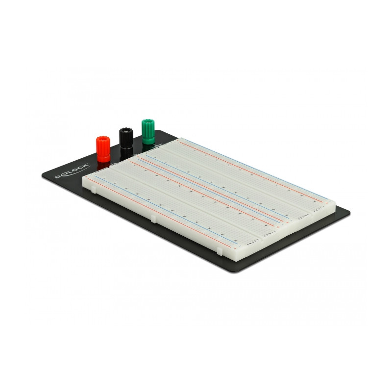 Delock Experimentier-Steckbrett mit Bodenplatte 1260/400 Kontakte