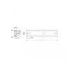 Delock Hutschiene 35 x 7,5 mm (19") Aluminium