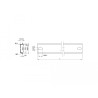 Delock Hutschiene 35 x 7,5 mm (10") Aluminium