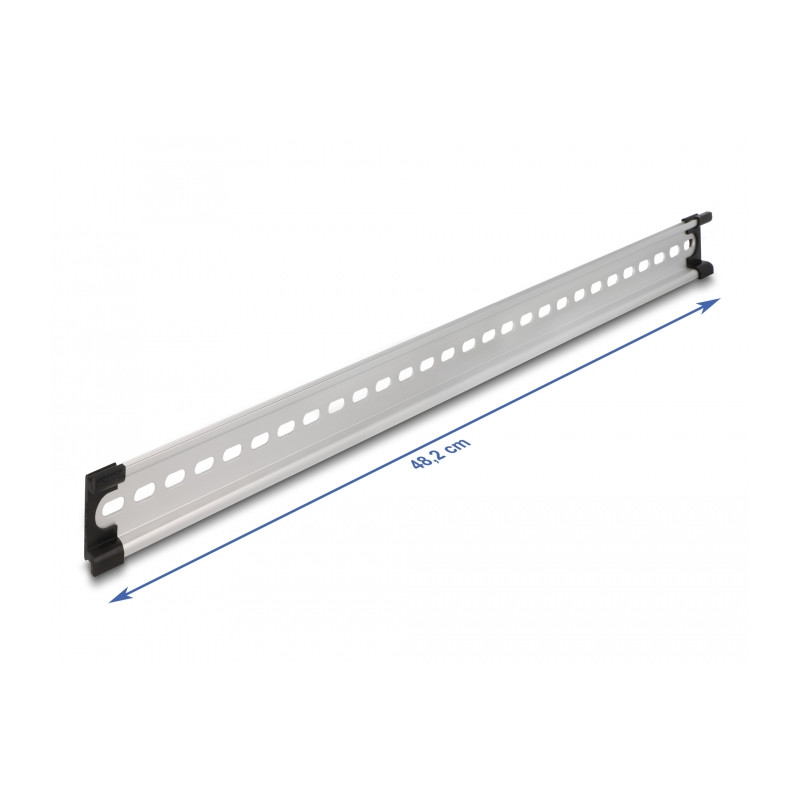 Delock Hutschiene 35 x 7,5 mm (19") Aluminium