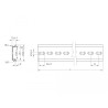 Delock Hutschiene 35 x 7,5 mm (10") Aluminium