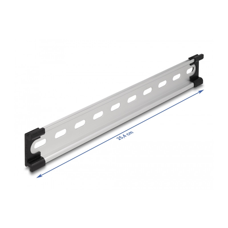 Delock Hutschiene 35 x 7,5 mm (10") Aluminium
