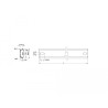Delock Hutschiene 35 x 7,5 mm (50 cm) Aluminium