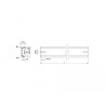 Delock Hutschiene 35 x 7,5 mm (100 cm) Aluminium