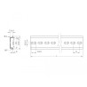 Delock Hutschiene 35 x 7,5 mm (50 cm) Aluminium