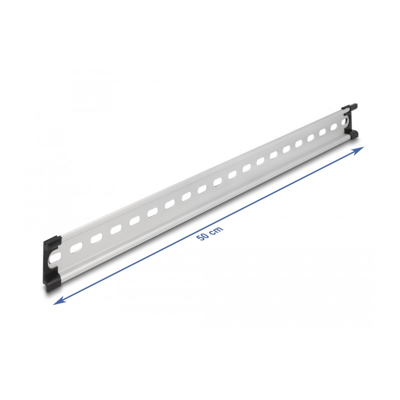 Delock Hutschiene 35 x 7,5 mm (50 cm) Aluminium