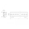 Delock Hutschiene 35 x 7,5 mm (100 cm) Aluminium