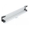 Delock Hutschiene 35 x 15 mm (25 cm) Aluminium