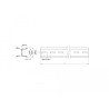 Delock Hutschiene 35 x 15 mm (100 cm) Aluminium